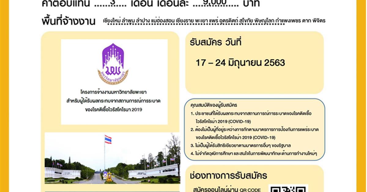 โครงการ อว.สร้างงาน เฟส 2 ม.พ.