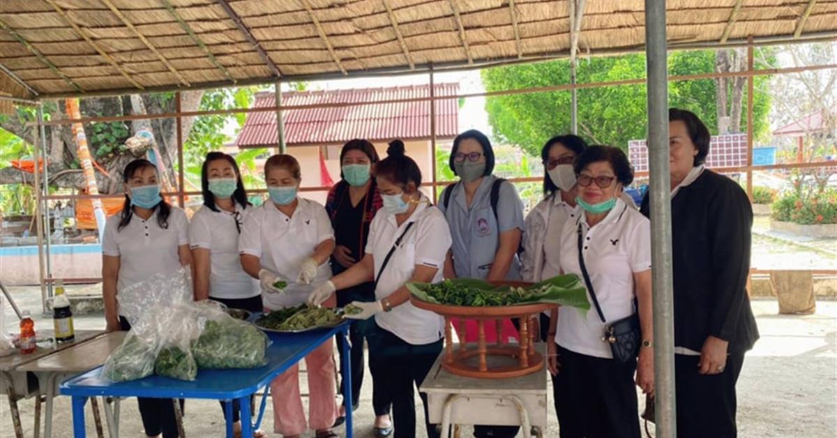 คณะพยาบาลศาสตร์ เป็นวิทยากรบริการวิชาการโครงการบริโภคปลอดภัยโดยใช้สมุนไพรพื้นบ้านเพื่อสูงอายุและสมุนไพรพื้นบ้านช่วยต้าน covid 19