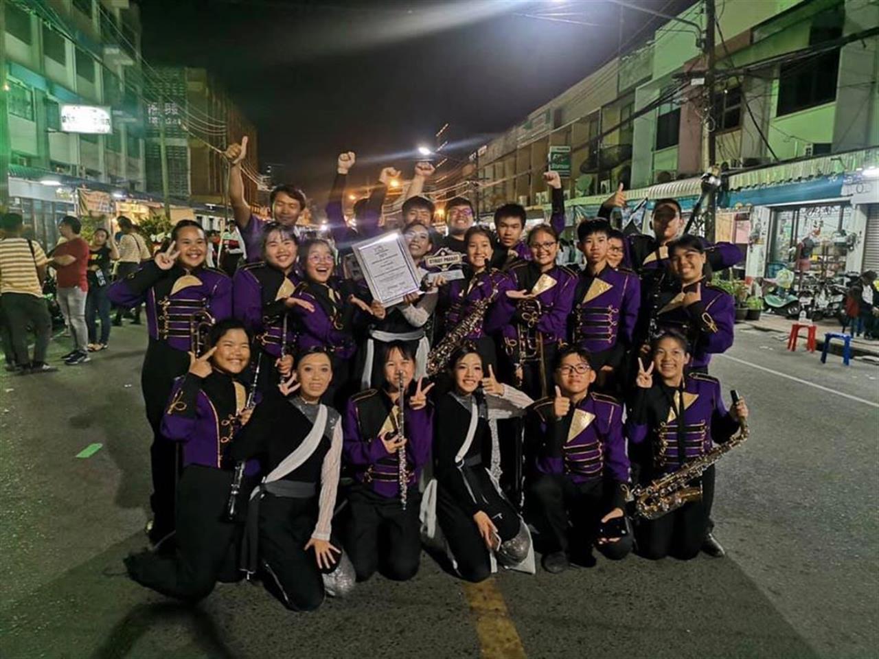 วงโยธวาทิตโรงเรียนสาธิตมหาวิทยาลัยพะเยา ได้รับรางวัลเหรียญเงิน ในการแข่งขันวงโยธวาทิตโลก ชิงถ้วยพระราชทานฯ แห่งประเทศไทย ประจำปี 2562