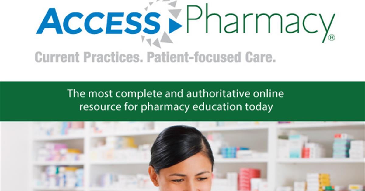  ฐานข้อมูลออนไลน์  Access Pharmacy