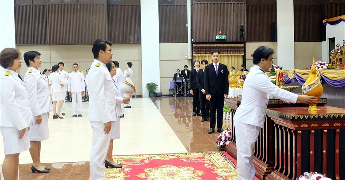 คณบดีคณะวิทยาศาสตร์ นำทีมผู้บริหาร เข้าร่วมงานวันสถาปนามหาวิทยาลัยพะเยา ครบรอบ 15 ปี มหาวิทยาลัยพะเยา