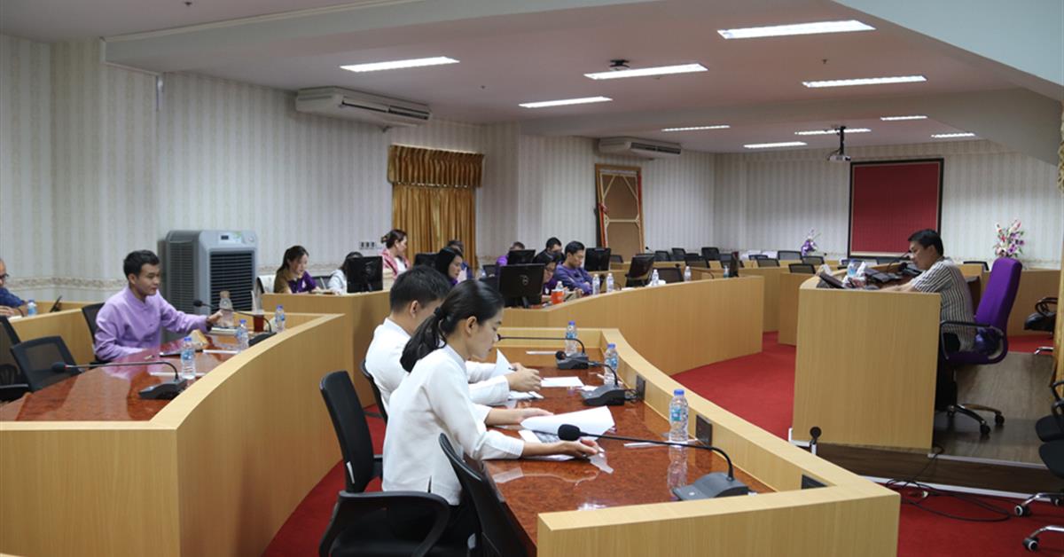 กองกิจการจัดโครงการทบทวนแผนกลยุทธ์ด้านการพัฒนาคุณภาพนิสิต