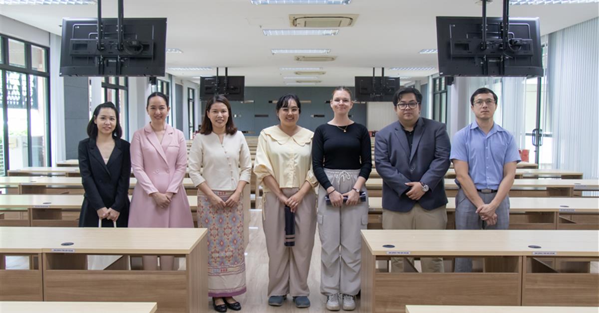 คณะศิลปศาสตร์ให้การต้อนรับผู้แทนจากสมาคมฝรั่งเศส เชียงราย (Alliance Francaise Chiang Rai)