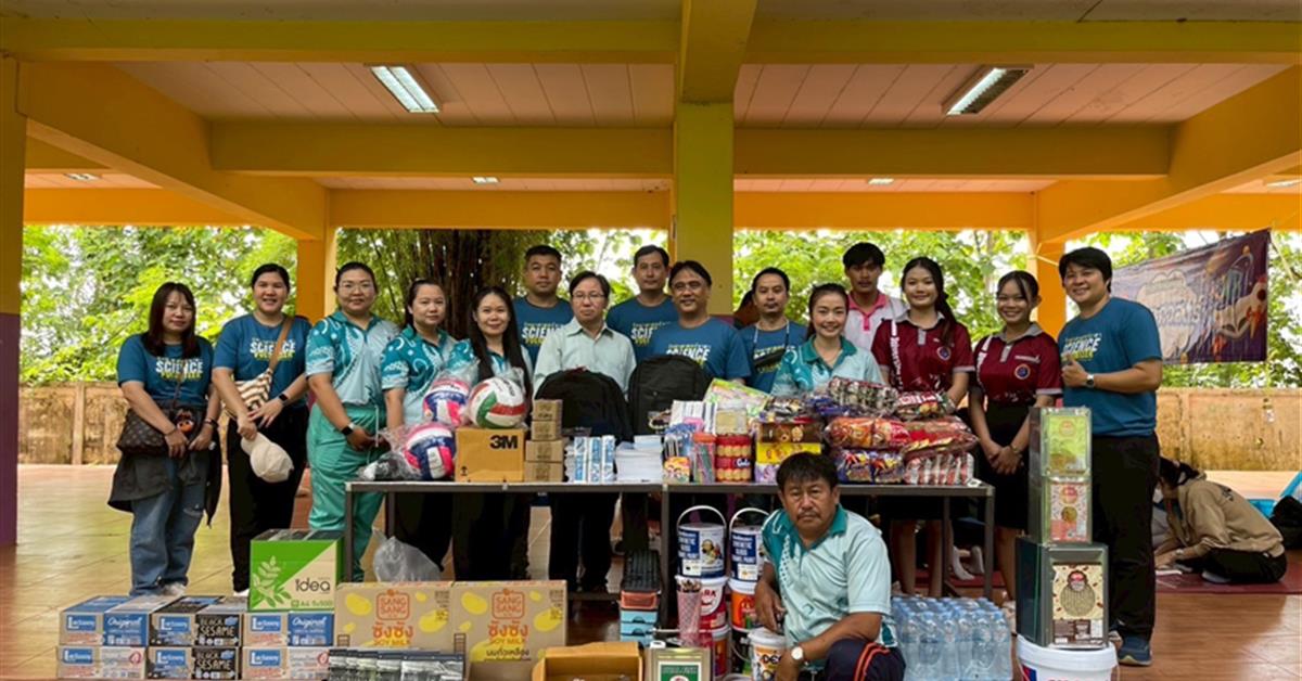 คณะวิทยาศาสตร์ ร่วมกับ สโมสรนิสิต และชมรมศิษย์เก่า คณะวิทยาศาสตร์ ดำเนินกิจกรรมค่ายวิทยาศาสตร์อาสาพัฒนาชุมชน ครั้งที่ 2 “จิตอาสาพัฒนาพื้นที่เรียนรู้” คณะวิทยาศาสตร์ มหาวิทยาลัยพะเยา