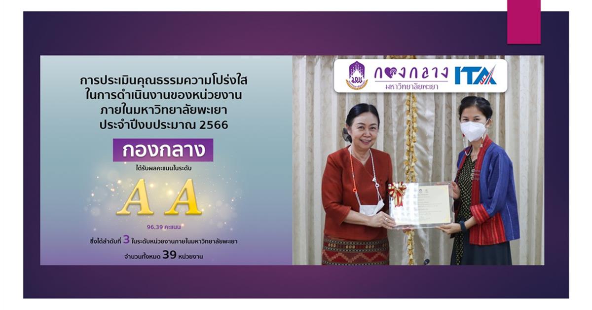 ผลการประเมิน ITA ประจำปีงบประมาณ พ.ศ. 2566