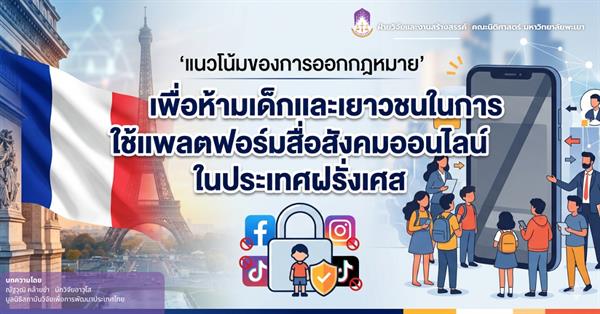 แนวโน้มของการออกกฎหมายเพื่อห้ามเด็กและเยาวชนในการใช้แพลตฟอร์มสื่อสังคมออนไลน์ในประเทศฝรั่งเศส