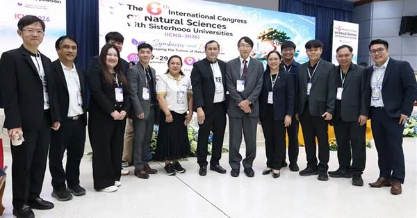 คณบดีคณะวิทยาศาสตร์ ม.พะเยา เข้าร่วมประชุมวิชาการนานาชาติ The International Congress on Natural Sciences with Sisterhood Universities 2026 (ICNS2026)